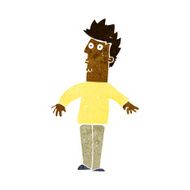 cartoon surprised man N90