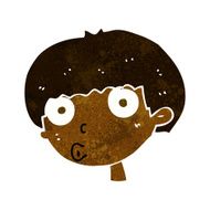 Cartoon Surprised Boy N16