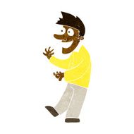 cartoon excited man N63