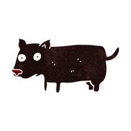 cartoon little dog N74