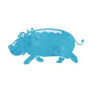 cartoon hippopotamus N9