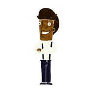 cartoon proud man N15
