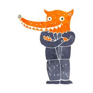 cartoon fox man N13