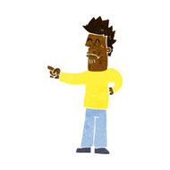 Cartoon Man Pointing N125
