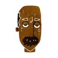 cartoon bored old man N10