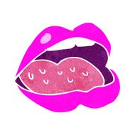 cartoon open mouth N12