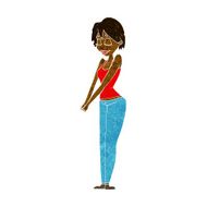 cartoon content woman N6