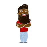 cartoon proud man N16