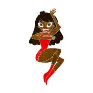 cartoon woman in lingerie N24