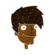 cartoon smiling man N16