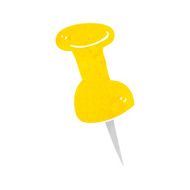 cartoon drawing pin N6