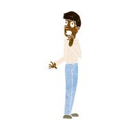 cartoon worried man N59