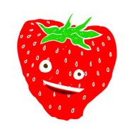 Cartoon Strawberry N44