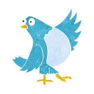 cartoon dancing bluebird N2