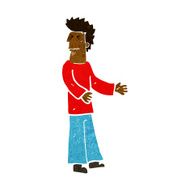 cartoon disgusted man N6