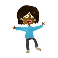 cartoon scared person N6
