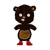 cartoon happy teddy bear in boots N5