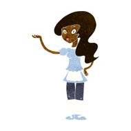 Cartoon Waitress N22