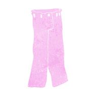 cartoon pair of pink pants N4