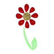 cartoon flower N281