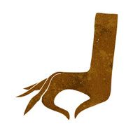 cartoon hand symbol N25
