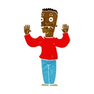 cartoon man surrendering N8