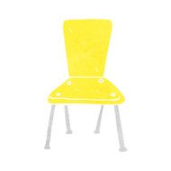cartoon old school chair N5