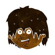 cartoon happy man N279