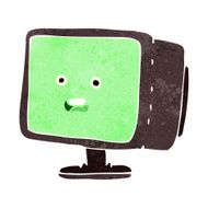 Cartoon Computer Screen N20