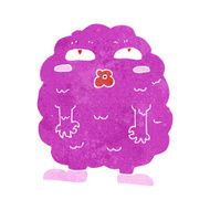 funny cartoon monster N26