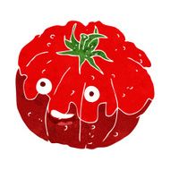 cartoon happy tomato N7