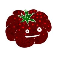 cartoon happy tomato N8