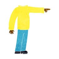 cartoon headless man pointing N5