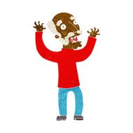 cartoon terrified old man N11