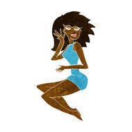 cartoon sexy woman N9
