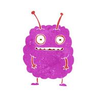 cartoon funny alien monster N4