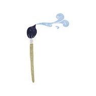 cartoon artist&#039;s brush N17