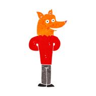 cartoon fox man N14
