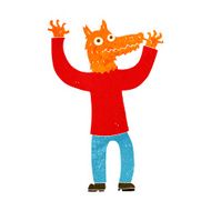 cartoon fox man N16