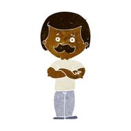 cartoon manly mustache man N5
