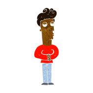 cartoon arrogant man N6
