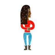 cartoon woman ignoring N14