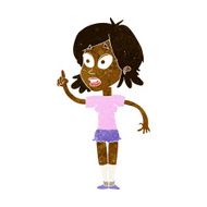 cartoon woman asking question N72