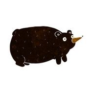 funny cartoon bear N40