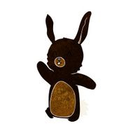 Cartoon happy rabbit N10