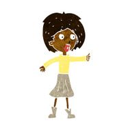 Cartoon Woman N38