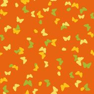 Vector seamless pattern with butterflies