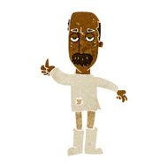 cartoon annoyed old man N37