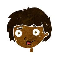 cartoon confused woman N75