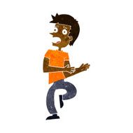 cartoon stressed out man N17